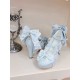 Pure Tea For Dream Spring Wind Chime​ Heel Shoes(Pre-Order/4 Colours/Full Payment Without Shipping)
